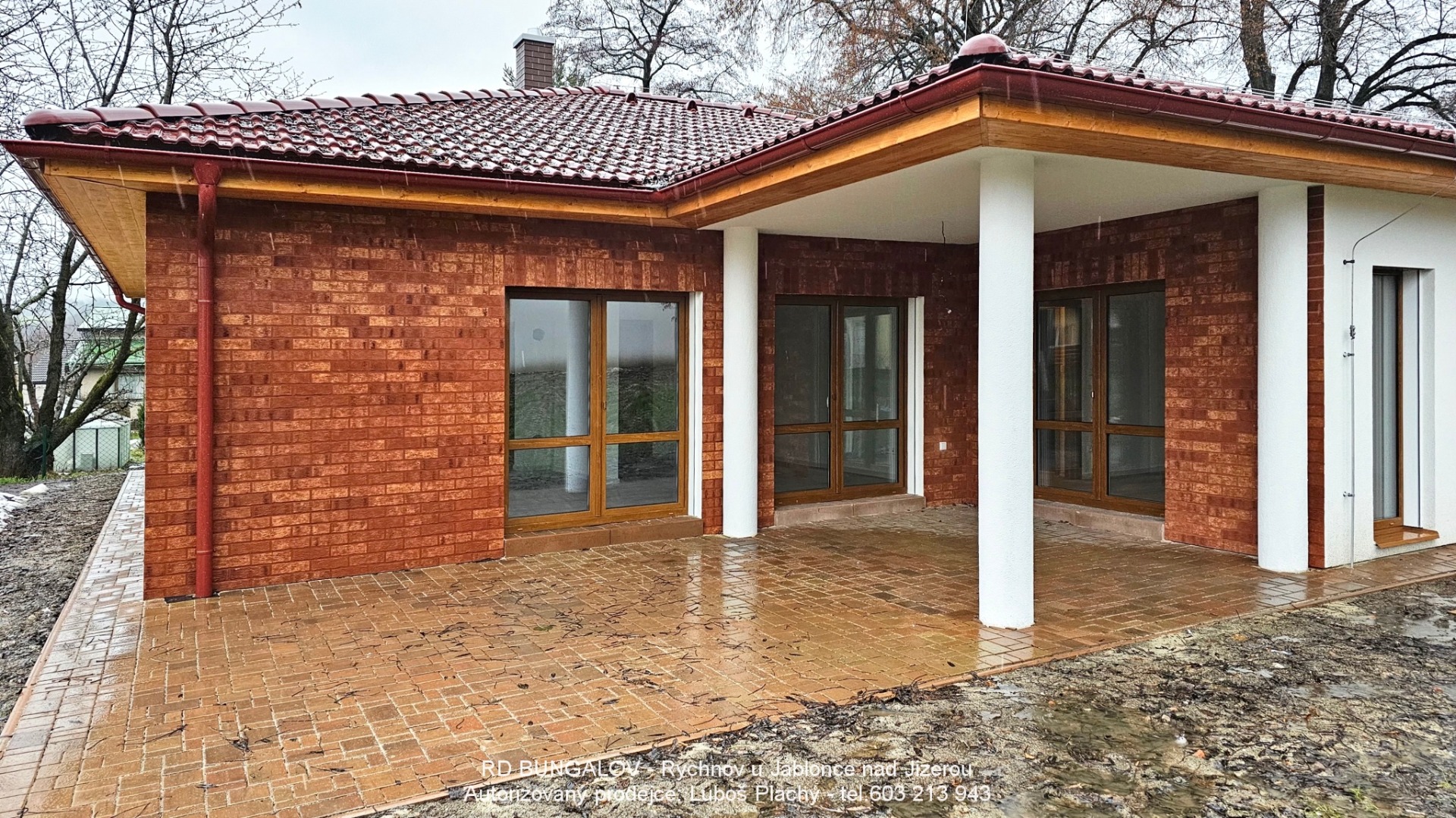 Rodinné domy typu bungalov s využítelnou půdou